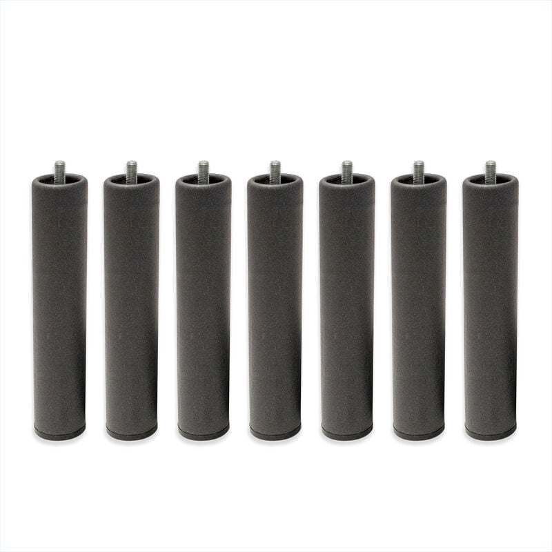 

Patas Metálicas Redondas - Rosca de Metrica 10 (1 cms) Packs de 7 uds de 15 cms