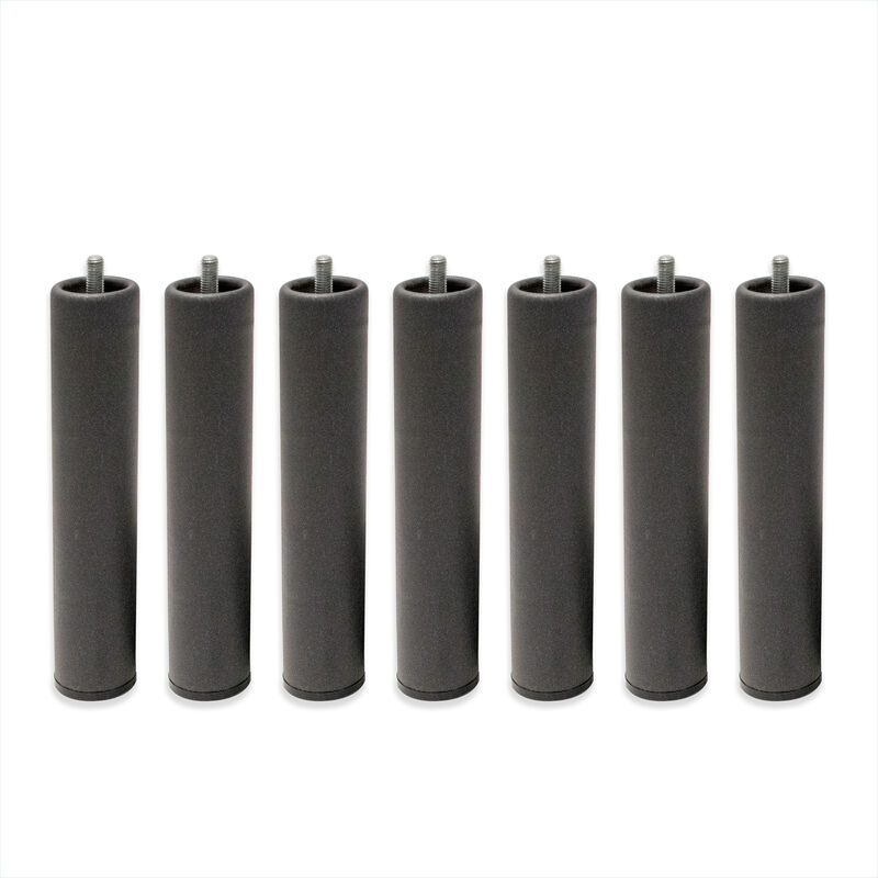 

Patas Metálicas Redondas - Rosca de Metrica 10 (1 cms) Packs de 7 uds de 20 cms