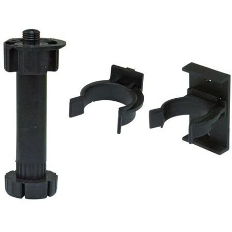 PATAS MUEBLE COCINA MODELO 9 NEGRO 4 UDS 16 X 95 X 120 MM - 22724