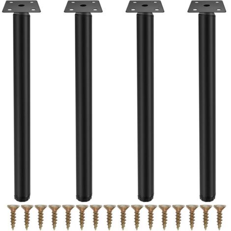 Patas para muebles, patas ajustables de 30 cm/11,81 pulgadas, patas de soporte de metal para muebles, mesas, sillas, escritorios, cocinas, armarios y sofás.