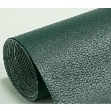 Patch Autocollant Cuir Vert foncé, 1 Patch de Réparation en Cuir PU Patch de Réparation Kit Premiers Soins Canapé de Siège 50X138CM