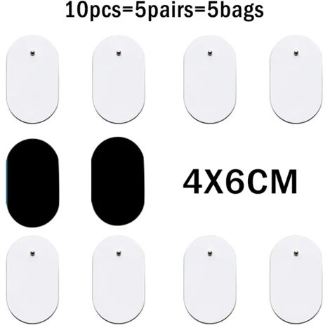 Patch de remplacement d'électrodes TENS/EMS pour physiothérapie et acupuncture, appareil de thérapie numérique, stimulateur musculaire, patch de massage02411-AquaForge
