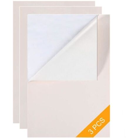 Patch de Réparation Cuir Autocollant - Haute Qualité - 20x30 cm - Simili Cuir - Auto-adhésif - 3 Pcs