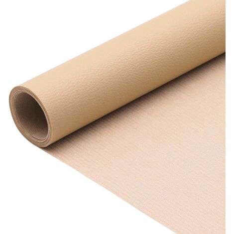 Patch de Réparation en Cuir, 1 Rouleau Auto-Adhésif en Cuir PU Patch de Réparation Kit Premiers Soins pour Canapé de Siège de Voiture Meubles Vestes Sac à Main 50 x 137cm Beige,