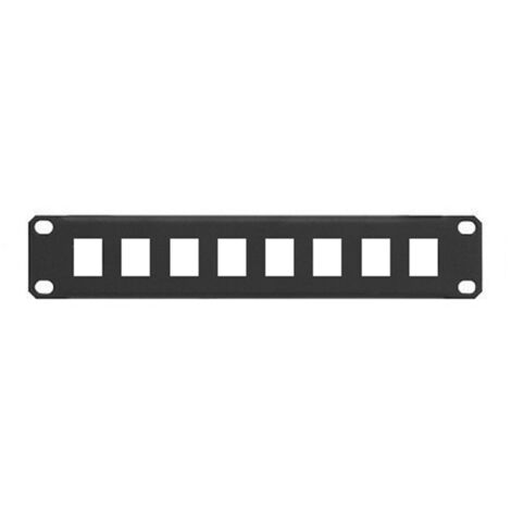 PATCH PANEL 10" 8 PORTS RJ45 1U GEWISS GW38443