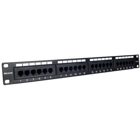 Patch panel 19 24P Cat.6 UTP RJ45 DUAL 1U - PU 2420