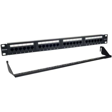 Patch Panel 24 Porte UTP Categoria 6 Phasak PU 2424