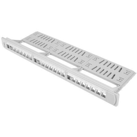 Patch Panel 24 Puertos UTP Categoría 6 Lanberg PPKS-1124-S