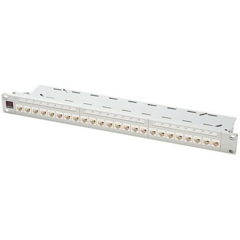 Patchboard Fanton 24 Puertos UTP Cat 6 1U Gris 23652
