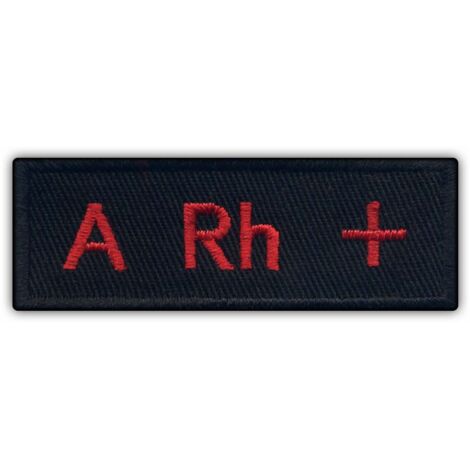 Patchion Blutgruppe A Rh + - Aufnäher - Gestickter Aufnäher/Abzeichen/Emblem
