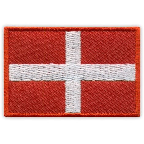 Patchion-Flagge des Souveränen Malteserordens – magnetische Rückseite – gestickter Aufnäher/Abzeichen/Emblem
