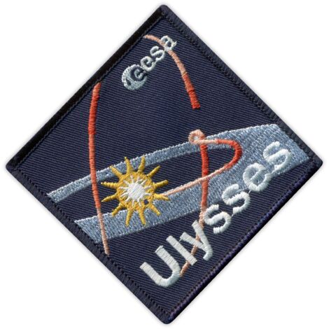 Patchion Ulysses esa – selbstklebende Rückseite – gestickter Aufnäher/Abzeichen/Emblem