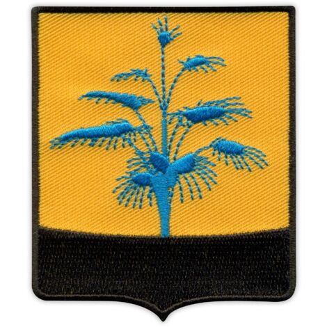 Patchion Wappen der Oblast Donezk – Magnetische Rückseite – Gestickter Aufnäher/Abzeichen/Emblem