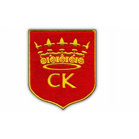 Patchion Wappen der Stadt Kielce – selbstklebende Rückseite – gestickter Aufnäher/Abzeichen/Emblem