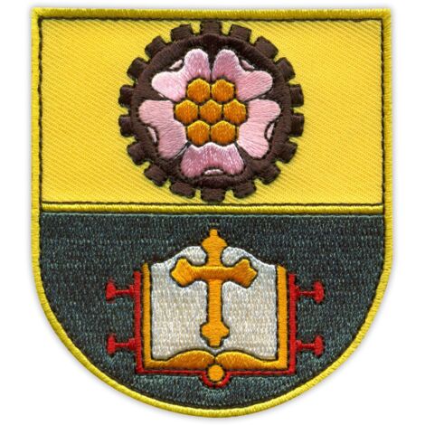 Patchion Wappen der Stadt Melitopol – Magnetische Rückseite – Gestickter Aufnäher/Abzeichen/Emblem