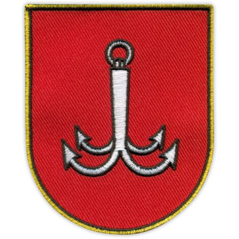 Patchion Wappen der Stadt Odessa – zum Aufbügeln/Heißsiegeln – bestickter Aufnäher/Abzeichen/Emblem