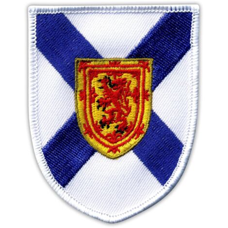 Patchion Wappen Nova Scotia – zum Aufbügeln/Heißsiegeln – bestickter Aufnäher/Abzeichen/Emblem