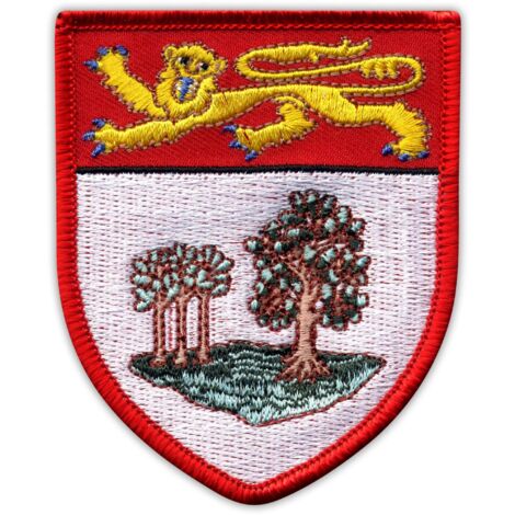 Patchion Wappen Prince Edward Island – Aufbügel-/Heißsiegel-Rückseite – Gestickter Aufnäher/Abzeichen/Emblem