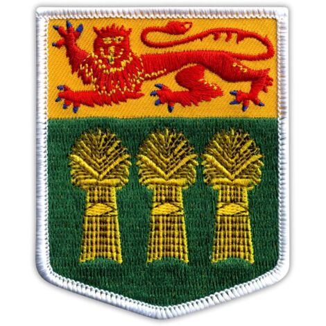 Patchion Wappen Saskatchewan – Magnetische Rückseite – Gestickter Aufnäher/Abzeichen/Emblem