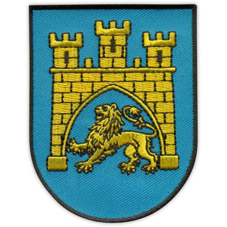 Patchion Wappen von Lviv – Magnetische Rückseite – Gestickter Aufnäher/Abzeichen/Emblem