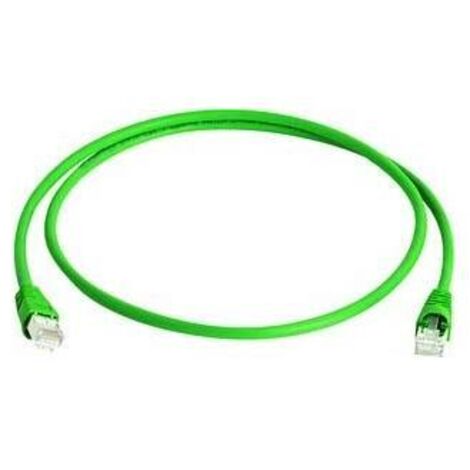 Patchkabel Cat.6A MP8 FS 500 LSZH - 10,0 m, grün