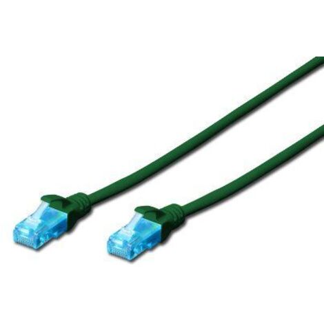 Patchkabel DIGITUS UTP Kat. 5e 3m PVC grün