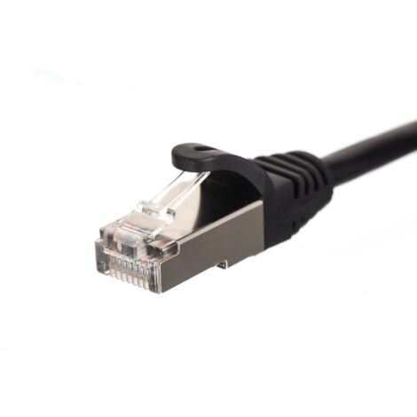 Patchkabel RJ45, Kat. 6 FTP F/UTP, 5 m, Netrack, schwarz