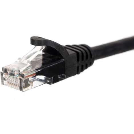 Patchkabel RJ45, Netrack-Ummantelung, Kat. 5e UTP, 5 m, schwarz