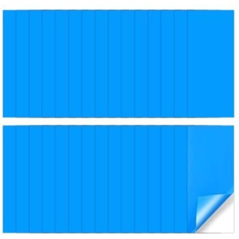 Patchs autocollants de réparation pour piscine - Kit de 30 pièces - PVC étanche et durable