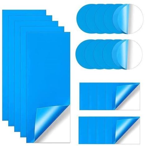 Patchs de réparation - 25 pièces - PVC imperméable autocollant - Usage universel