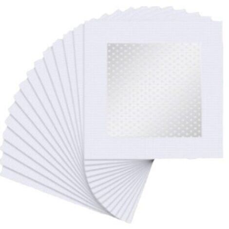 Patchs de réparation murale : 15 bandes d'aluminium grises de 10 cm de long pour réparer les trous dans les plaques de plâtre.