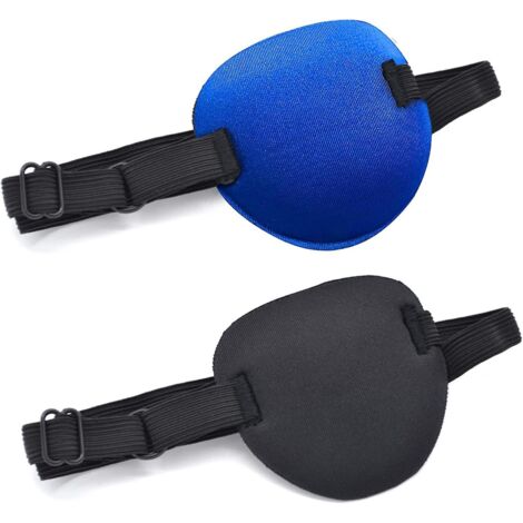 Patchs oculaires médicaux ajustables pour adultes et enfants - Lot de 2