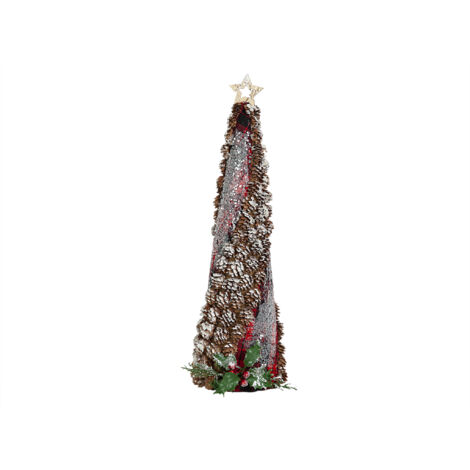 Patchworl Weihnachtsbaum 15x15x52cm