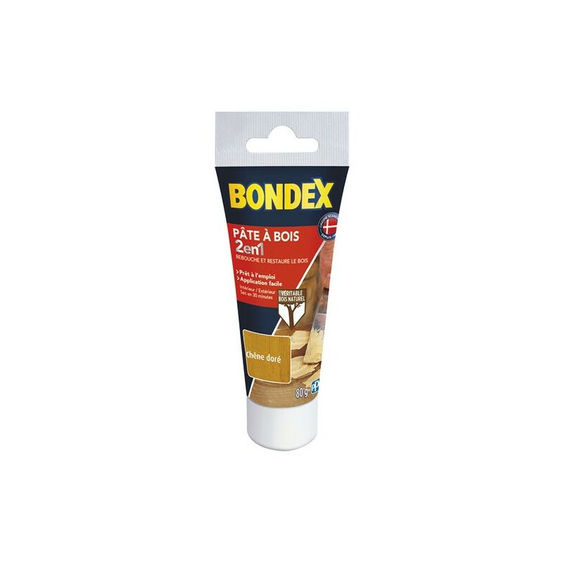 Bondex - Pâte à bois chêne doré tube 80gr