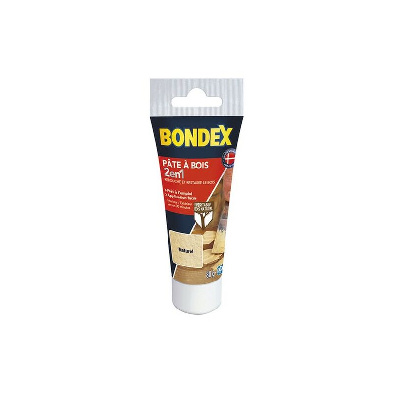 Bondex - Pâte à bois naturel 80gr