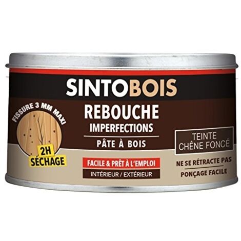 Pâte à Bois Chêne Foncé Sinto Répare Et Reconstitue Le Bois - Sinto