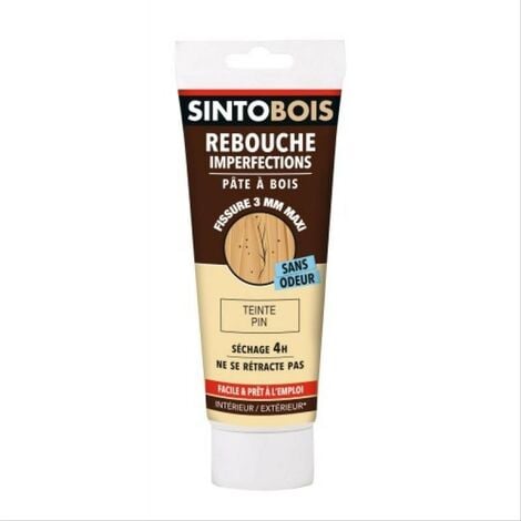 Sintobois mastic à bois avec durcisseur ls boîte 500 ml / 550 g blanc -  Cdiscount Bricolage