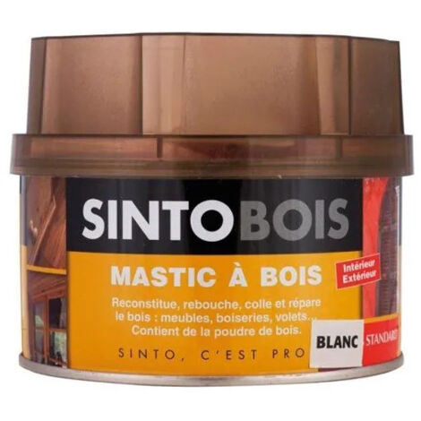 Pate à bois SINTOBOIS, boite de 170ml Sinto