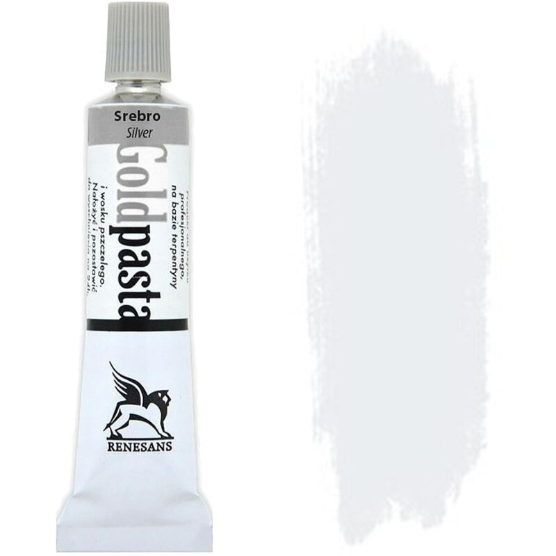 Pâte à dorure Renesans GoldPâte à découper métallique 20ml 1 ARGENT