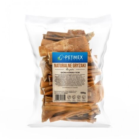 Pâte à mâcher en cuir de cheval PETMEX pour chien 500 g - longue durée de mastication, dents saines
