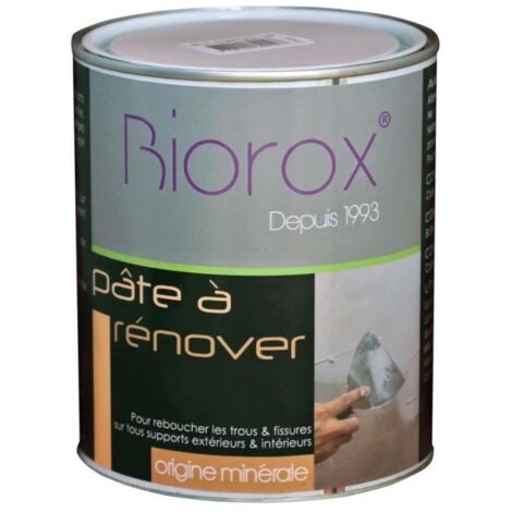 Pâte à rénover - BIOROX - 1KG - Blanc - Intérieur - Mat