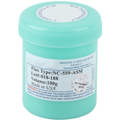 Pâte à souder NoClean pour réparation téléphone, étain crème 559 NC559ASM 28um