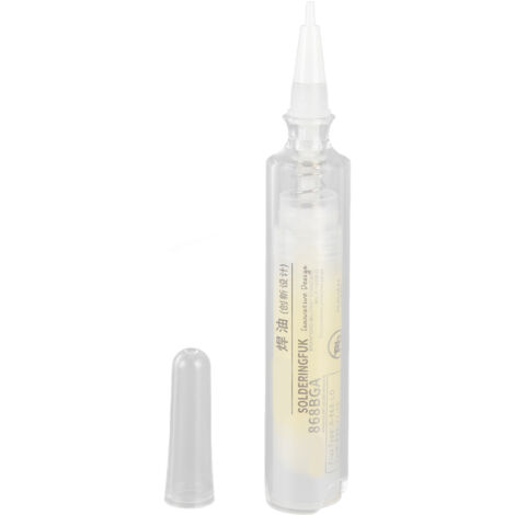 Pâte à souder sans nettoyage 10cc, forme seringue, faible résidu pour maintenance soudure