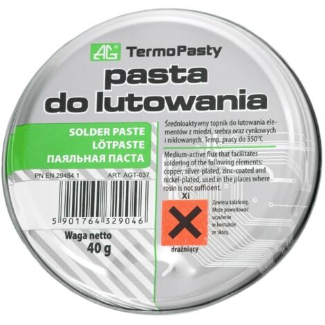 Pâte à souder thermoplastique AGT-037 AG