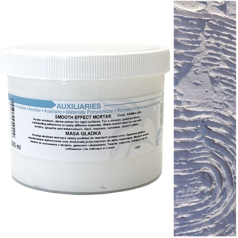 Pâte acrylique lisse, pâte structurelle 3D pour peintures RENESANS, 500 ml