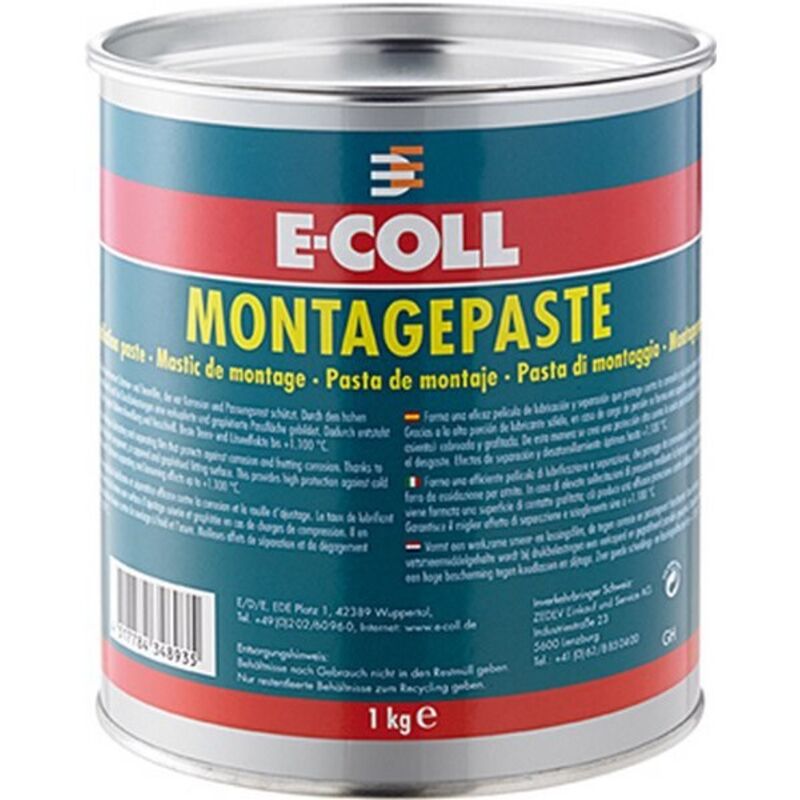 E-coll - Pâte de montage, Modèle : Pot de 1 kg