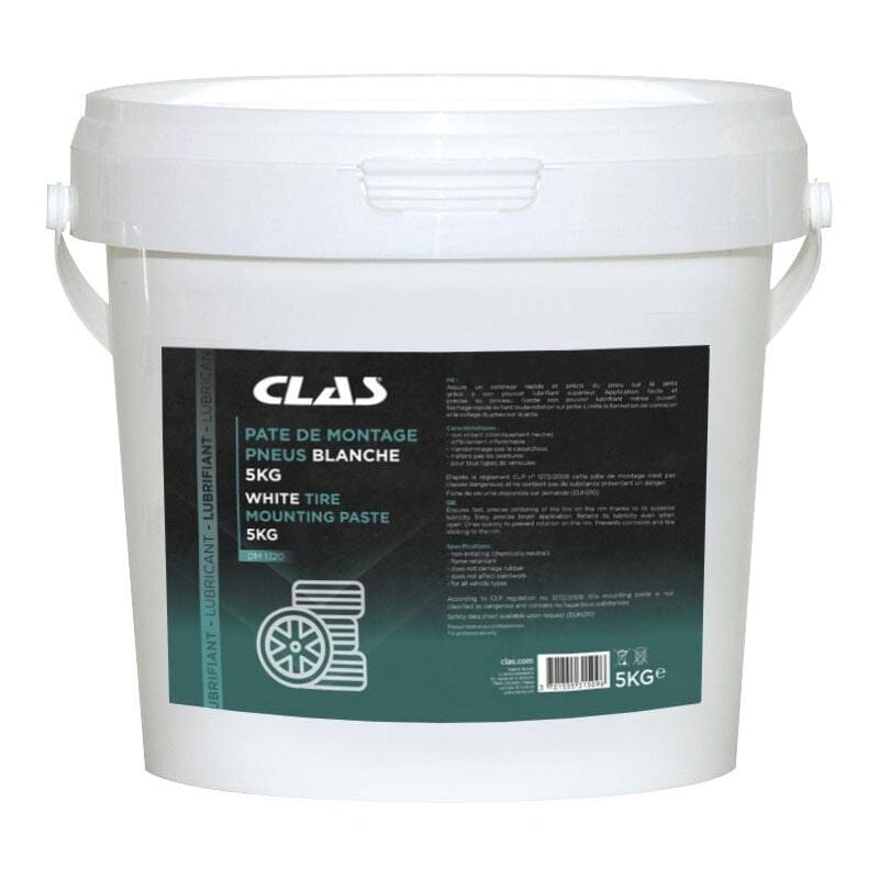 Clas - Pate de montage pneus blanche 5kg- dm 1320 Equipements