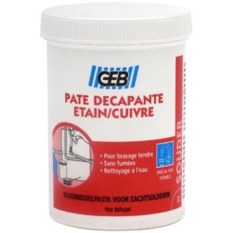 Pate décapante étain/cuivre pot 150 ml brasage HAMPTON - GEB
