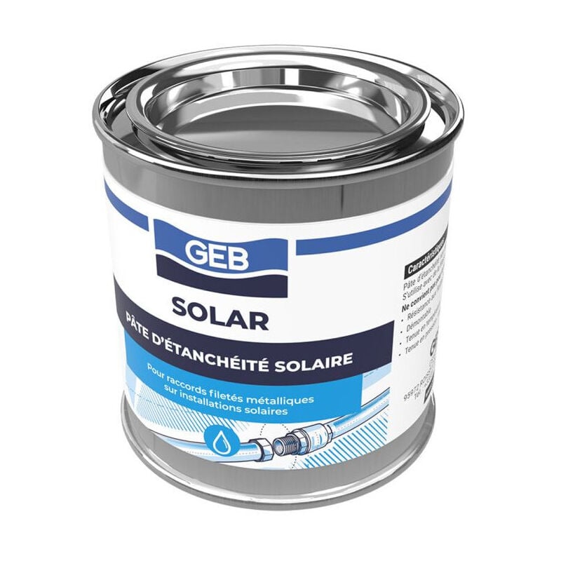 GEB - Pâte d'étanchéité pour raccords métalliques sur installations solaires.