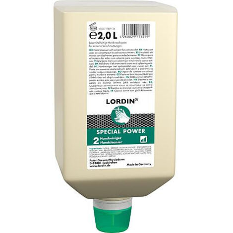 Pate lave main Lordin Special Power, flacon Vario 2 litres
